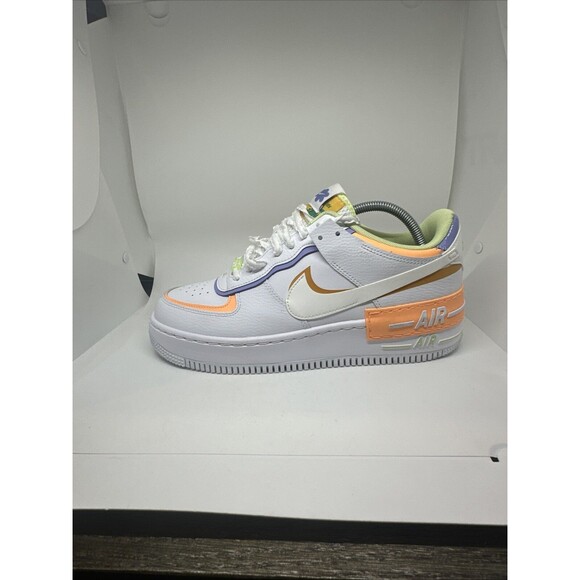 Nike Air Force 1 AF1 Shadow White Peach Cream DX3718-100 US Mens 10, Womens 11.5 - Picture 12 of 16